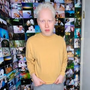 Tan urban outfitters oversized long sleeve :))